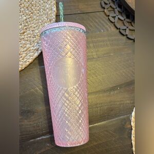 Starbucks Iridescent Pink Studded Tumbler